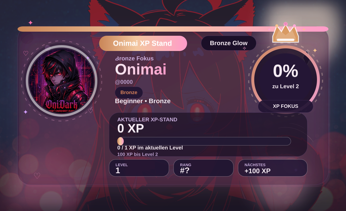 Live XP Card Render